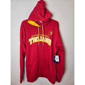 USC Trojans Men's Champion Hoodie Red and Yellow XL